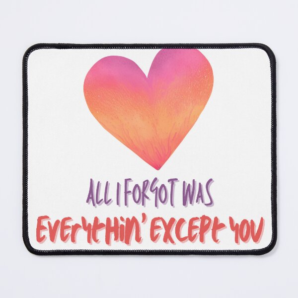 Item preview, All I Forgot – Vibrant Heart Lyric designed and sold by HonkyTonk2025.