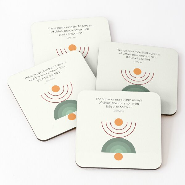 Item preview, Confucius Quote Confucianism Philosophy Geometric Abstract designed and sold by kakarikihill.