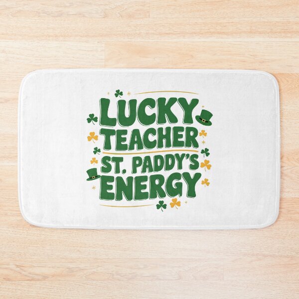 Item preview, Lucky Teacher St. Paddy’s Energy - Funny Irish Teacher Saying designed and sold by GRABAPSHOP.