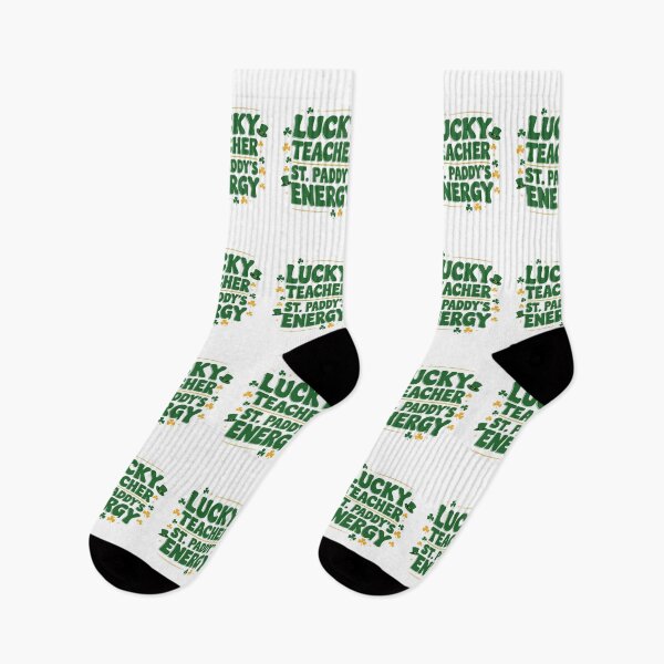 Item preview, Lucky Teacher St. Paddy’s Energy - Funny Irish Teacher Saying designed and sold by GRABAPSHOP.