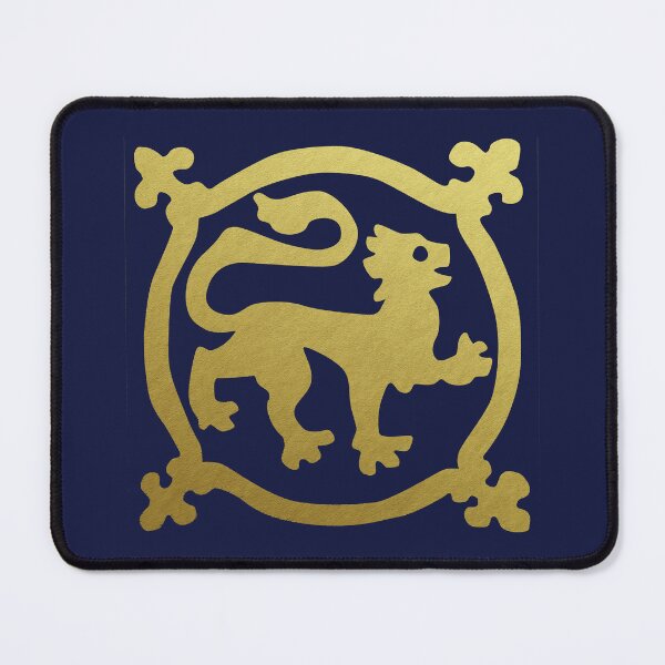 Item preview, Medieval Style Metallic Gold Lion designed and sold by Pixelchicken.