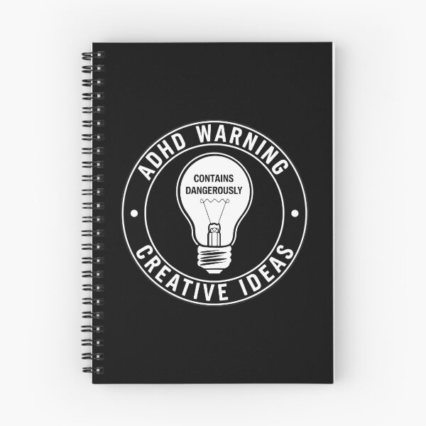 Item preview, ADHD Warning  designed and sold by Kaurisdigital.