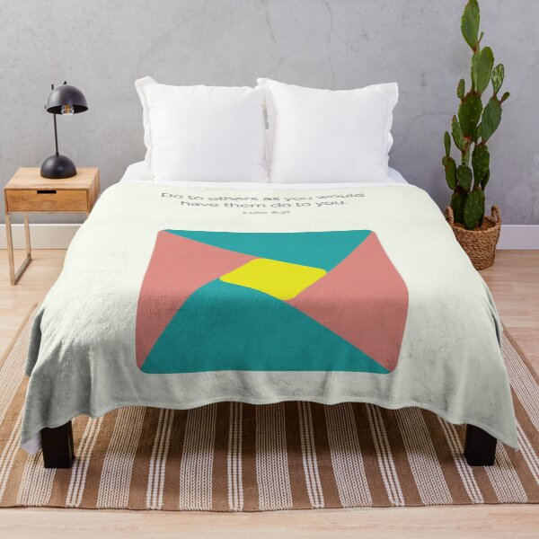 Item preview, Luke 6:31 Christian Bible Verse Geometric Abstract designed and sold by kakarikihill.