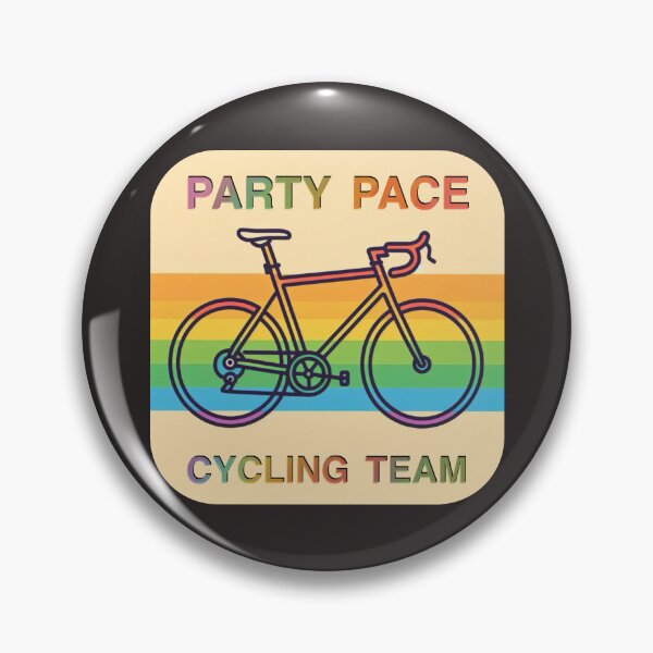Item preview, Party Pace Cycling Team – Rainbow Road Bike Design designed and sold by rarebeasts.