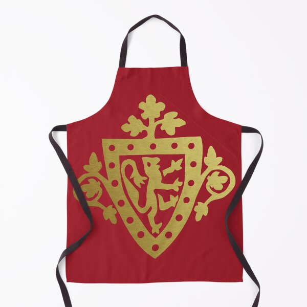 Item preview, Medieval Style Metallic Gold Rampant Lion Shield designed and sold by Pixelchicken.
