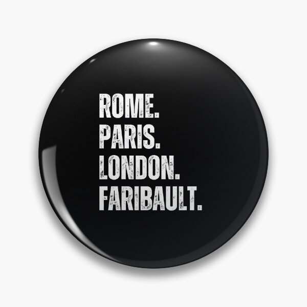 Item preview, Rome. Paris. London. Faribault. designed and sold by It's Wheelie Cool.