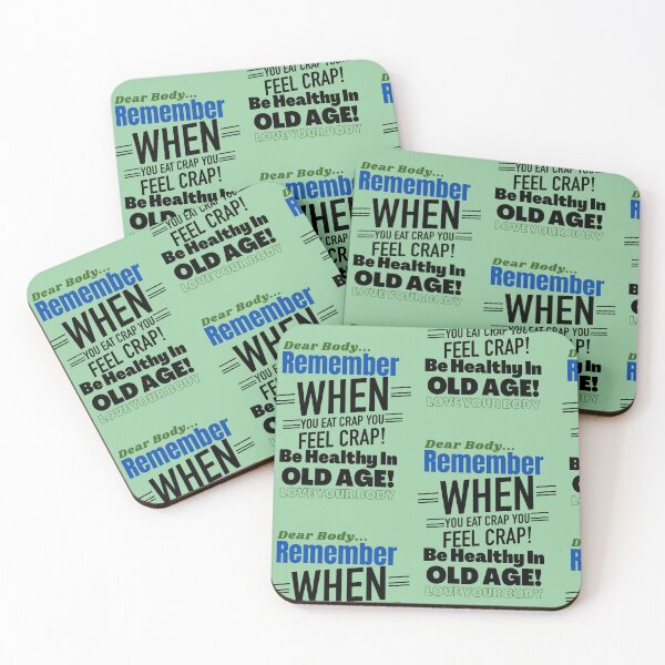 Item preview, When You Eat Crap-Motivational Gift To Inspire Healthy Living In Old Age designed and sold by Old Age Ain't For Sissies!.
