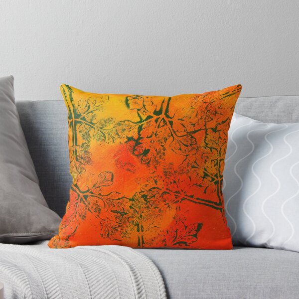Item preview, Herb Robert Gelli Plate Print in Warm Colours designed and sold by LymphomaLass.