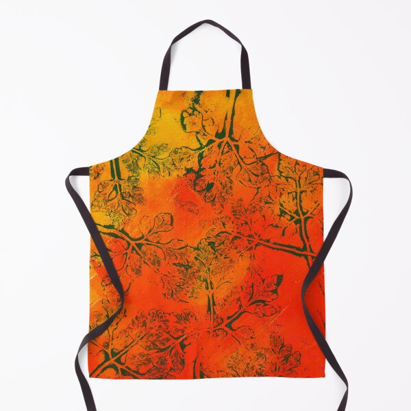Item preview, Herb Robert Gelli Plate Print in Warm Colours designed and sold by LymphomaLass.