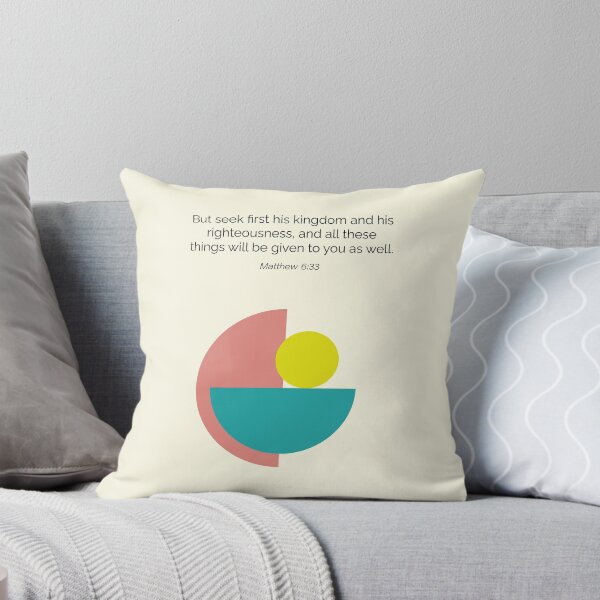 Item preview, Matthew 6 33 Christian Bible Verse Geometric Abstract designed and sold by kakarikihill.