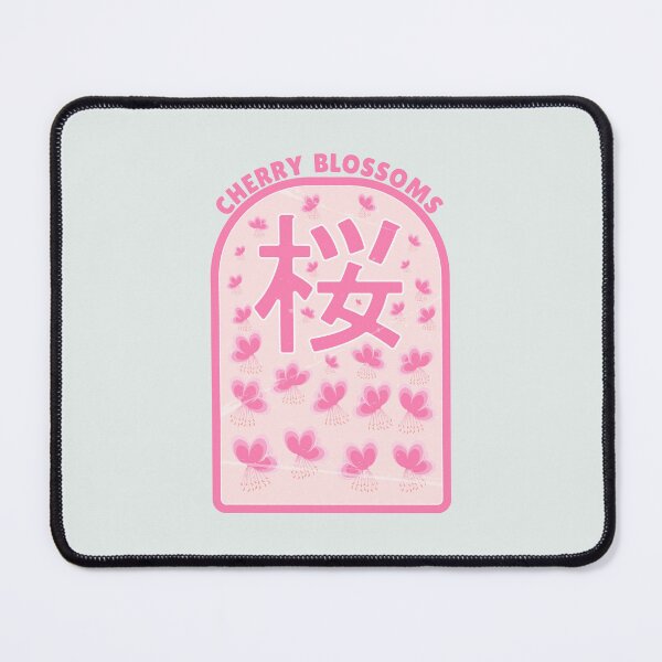 Item preview, Cherry blossoms sakura Japanese characters designed and sold by piedaydesigns.