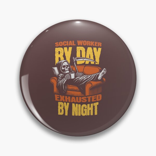 Item preview, Social Worker By Day, Exhausted By Night Funny Social Worker designed and sold by DomTeesHaven.