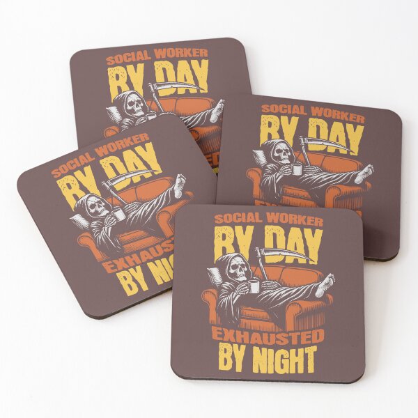 Item preview, Social Worker By Day, Exhausted By Night Funny Social Worker designed and sold by DomTeesHaven.