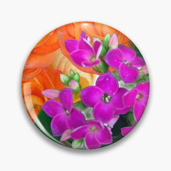 Item preview, Pink and orange flowers  designed and sold by Lauracolleen3.