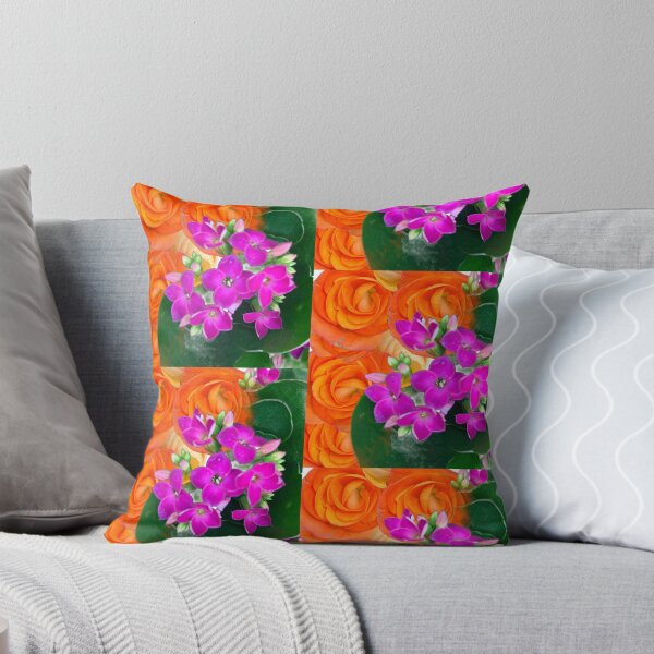 Item preview, Pink and orange flowers  designed and sold by Lauracolleen3.
