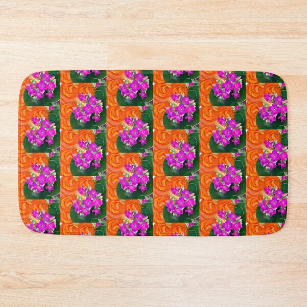 Item preview, Pink and orange flowers  designed and sold by Lauracolleen3.