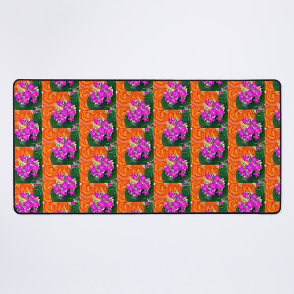 Item preview, Pink and orange flowers  designed and sold by Lauracolleen3.