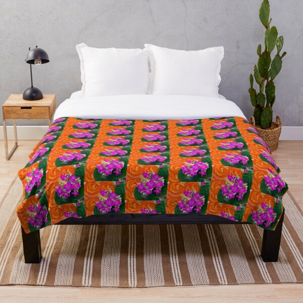 Item preview, Pink and orange flowers  designed and sold by Lauracolleen3.
