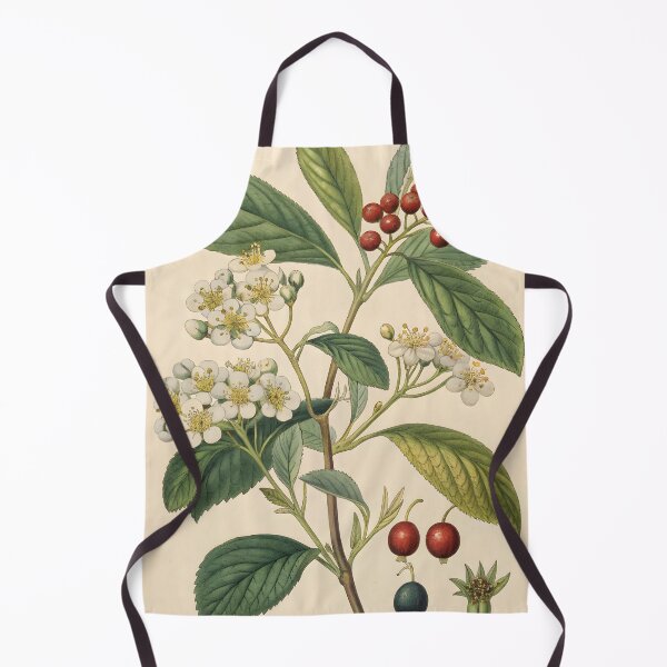 Item preview, vintage lithography poster with flowers and berries designed and sold by DuskTillDown.