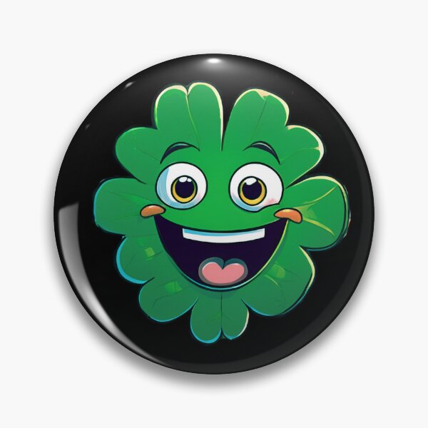 Artikelvorschau, Happy Lucky Clover – Niedliche Cartoon-Kunst mit vierblättrigem Kleeblatt entworfen und verkauft von Art Garden.