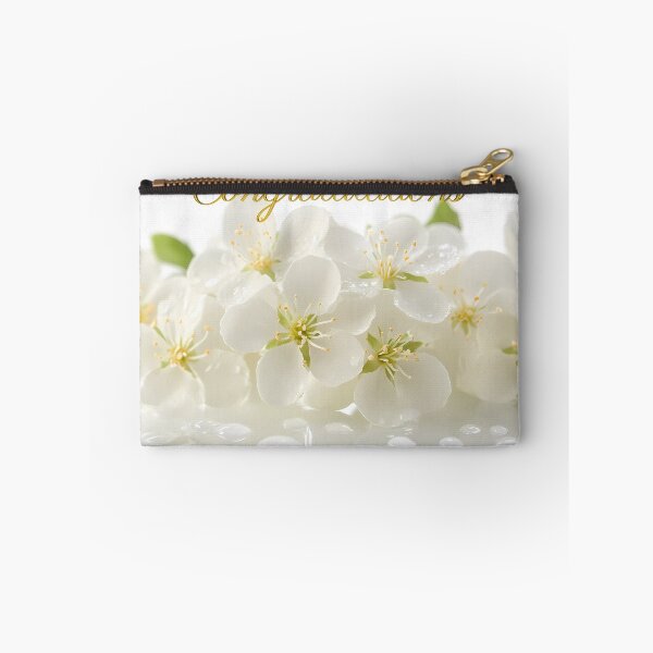 Item preview, Elegant White Floral Wedding Congratulations designed and sold by daila70.
