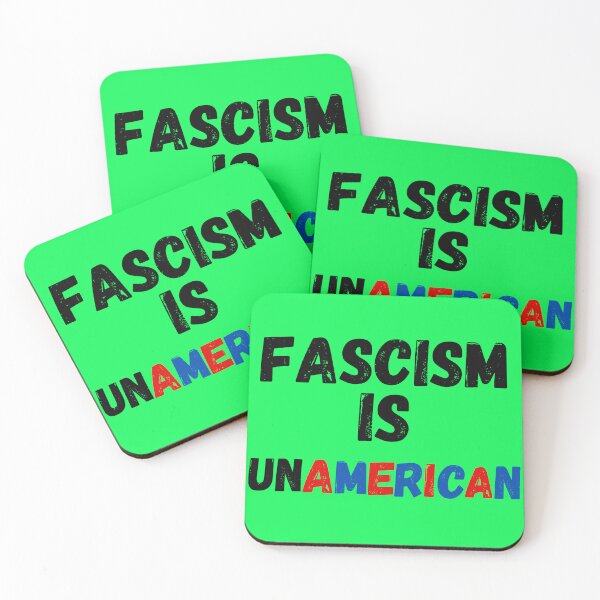 Item preview, Fascism Is UnAmerican Stand Against Fascism T-SHIRT designed and sold by ViviWyco.