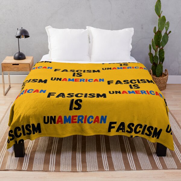 Item preview, Fascism Is UnAmerican Stand Against Fascism T-SHIRT designed and sold by ViviWyco.