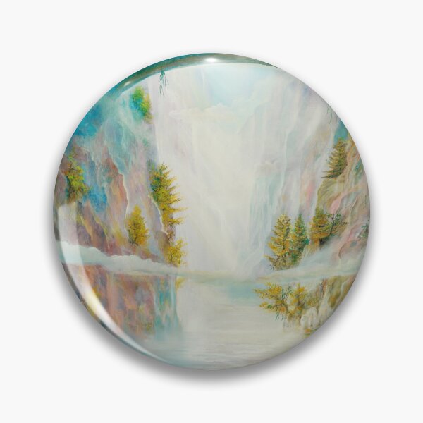 Item preview, Footbridge - Bridge over the colorful gorge designed and sold by art paintings.