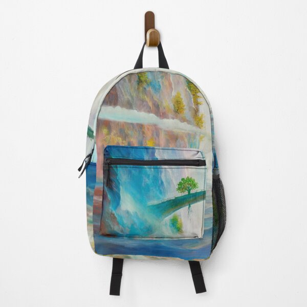 Item preview, Footbridge - Bridge over the colorful gorge designed and sold by art paintings.