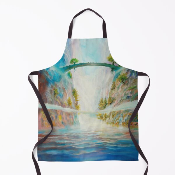 Item preview, Footbridge - Bridge over the colorful gorge designed and sold by art paintings.