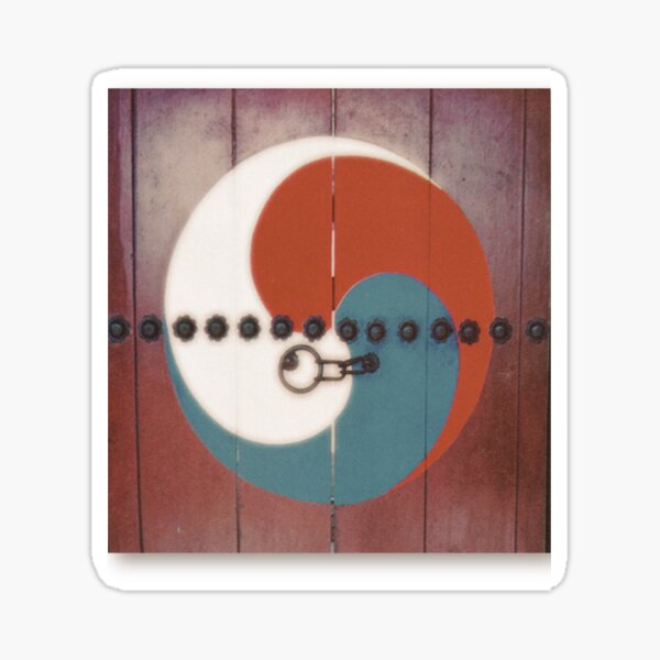 Item preview, Traditional Korean Hanok door with Taegeuk symbol designed and sold by mycreastyle.