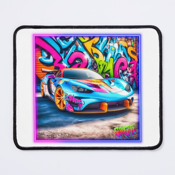 Item preview, Graffiti style pimped supercar designed and sold by Drone-tees.