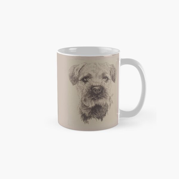 Item preview, Border Terrier Portrait in Graphite designed and sold by BarbBarcikKeith.