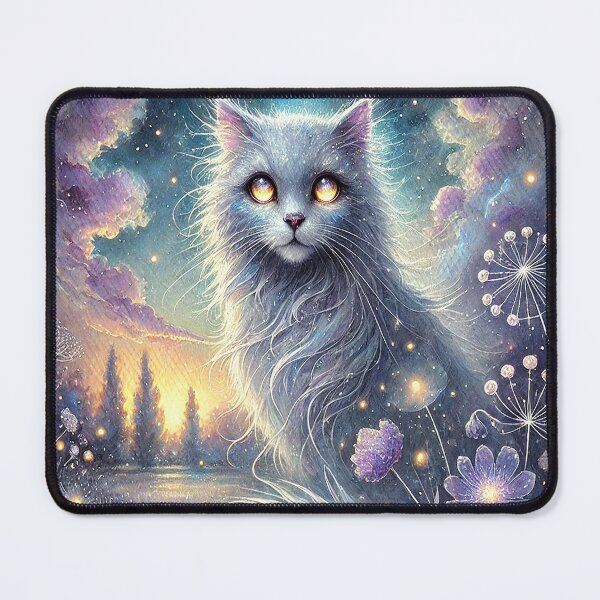 Item preview, Mystical Watercolor Cat Artwork designed and sold by alw951.