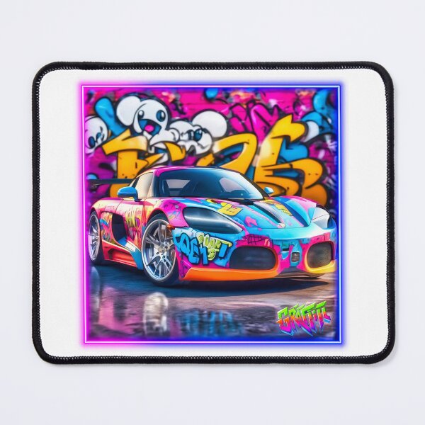 Item preview, Graffiti style pimped supercar designed and sold by Drone-tees.