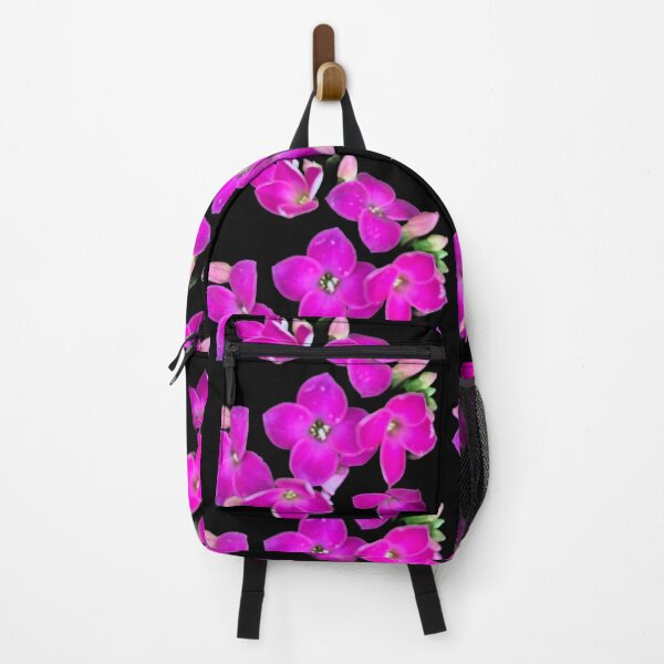 Item preview, Pink flowers black background designed and sold by Lauracolleen3.