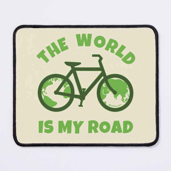 Item preview, Bike Quotes - The world is my road designed and sold by Frank J. Art.