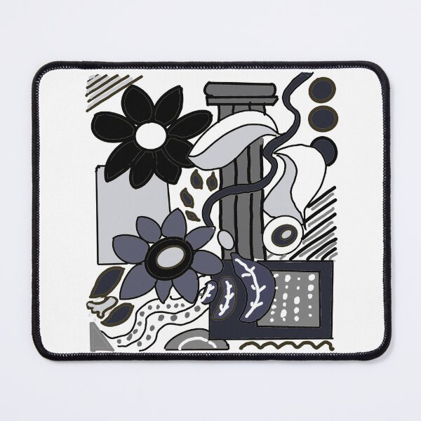 Item preview, Abstract Greek garden (mono) designed and sold by Joyride Art and Design UK.