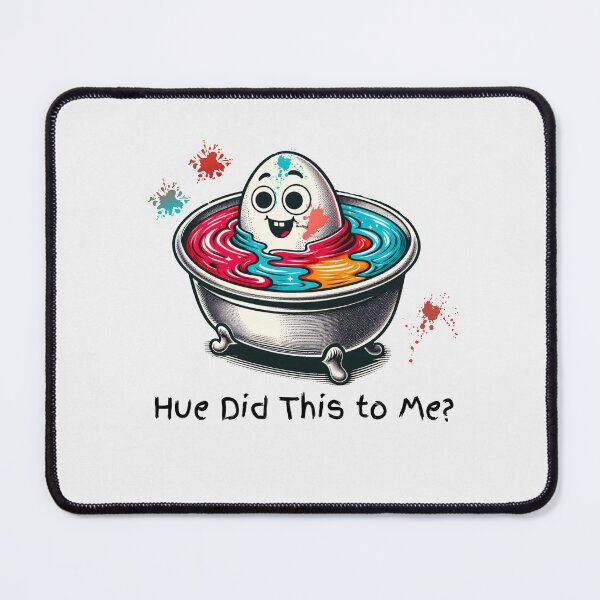 Item preview, Easter Egg Dye Funny - Hue did this to Me - Minimalist Animal Art designed and sold by BeaverFriends.