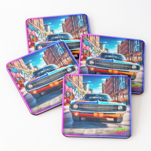 Item preview, Graffiti style pimped supercar  designed and sold by Drone-tees.