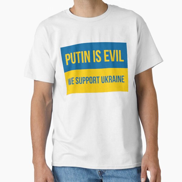 Item preview, Putin is evil we support Ukraine  designed and sold by Rachel the Artist .