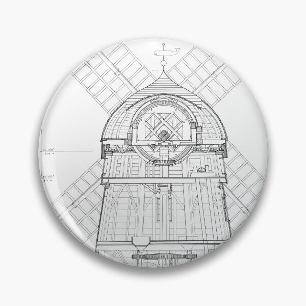 Item preview, Windmill Blueprint  designed and sold by Stardust✨️Art.