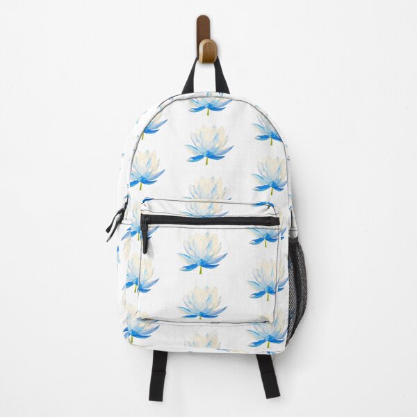 Item preview, Single watercolour blue lotus flower painting designed and sold by esvb.