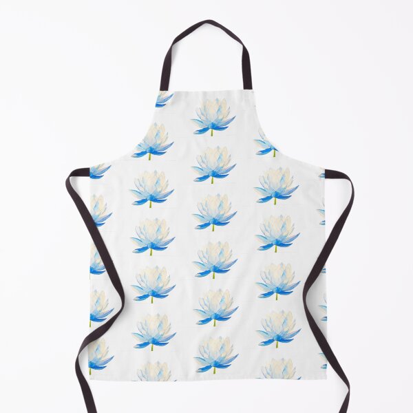Item preview, Single watercolour blue lotus flower painting designed and sold by esvb.