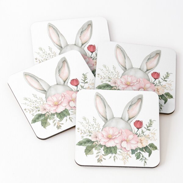 Item preview, Flower bunny, grandma bunny designed and sold by JIGUWORLD.