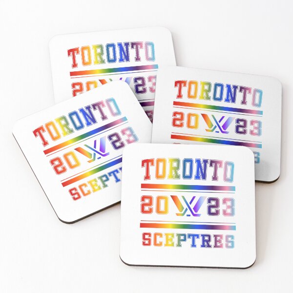 Item preview, Toronto Sceptres Pride Rainbow PWHL Vintage Logo designed and sold by coffeepolicy.