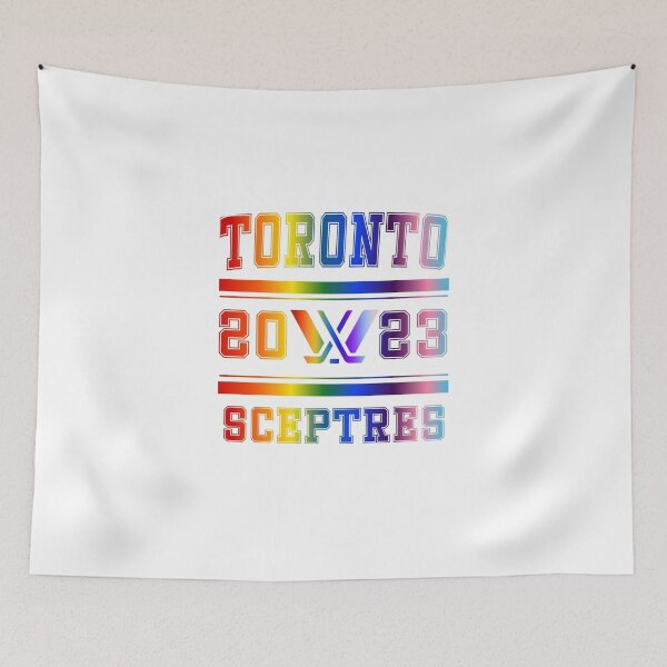 Item preview, Toronto Sceptres Pride Rainbow PWHL Vintage Logo designed and sold by coffeepolicy.