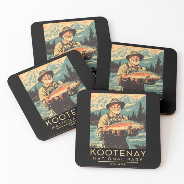 Item preview, A Vintage Illustration of Kootenay National Park - Canada  designed and sold by GoodOldVintage.