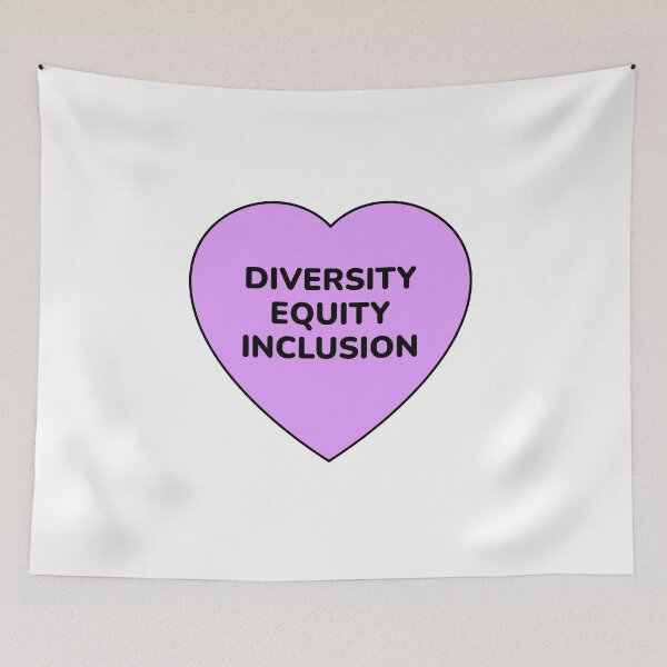 Item preview, Diversity Equity Inclusion - heart designed and sold by Inspirationmotivation.