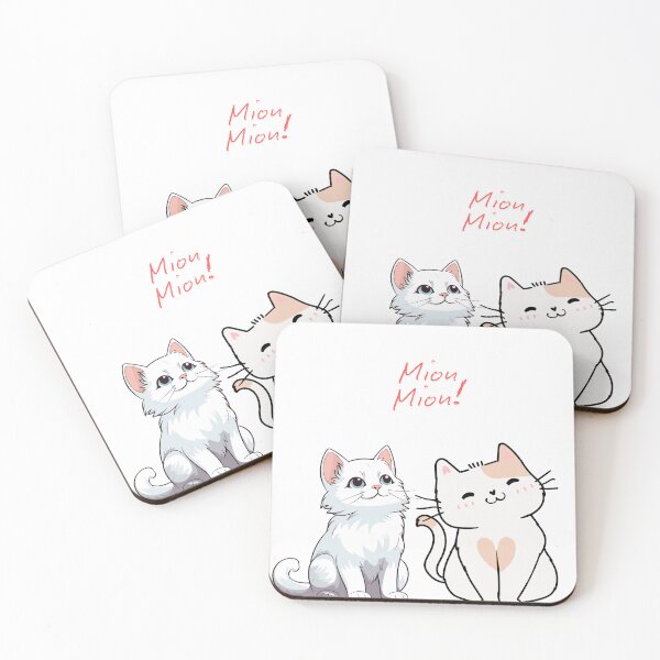 Item preview, Cute Cats "Mion Mion!"  Adorable Kawaii Cat Illustration designed and sold by World-Shop25.